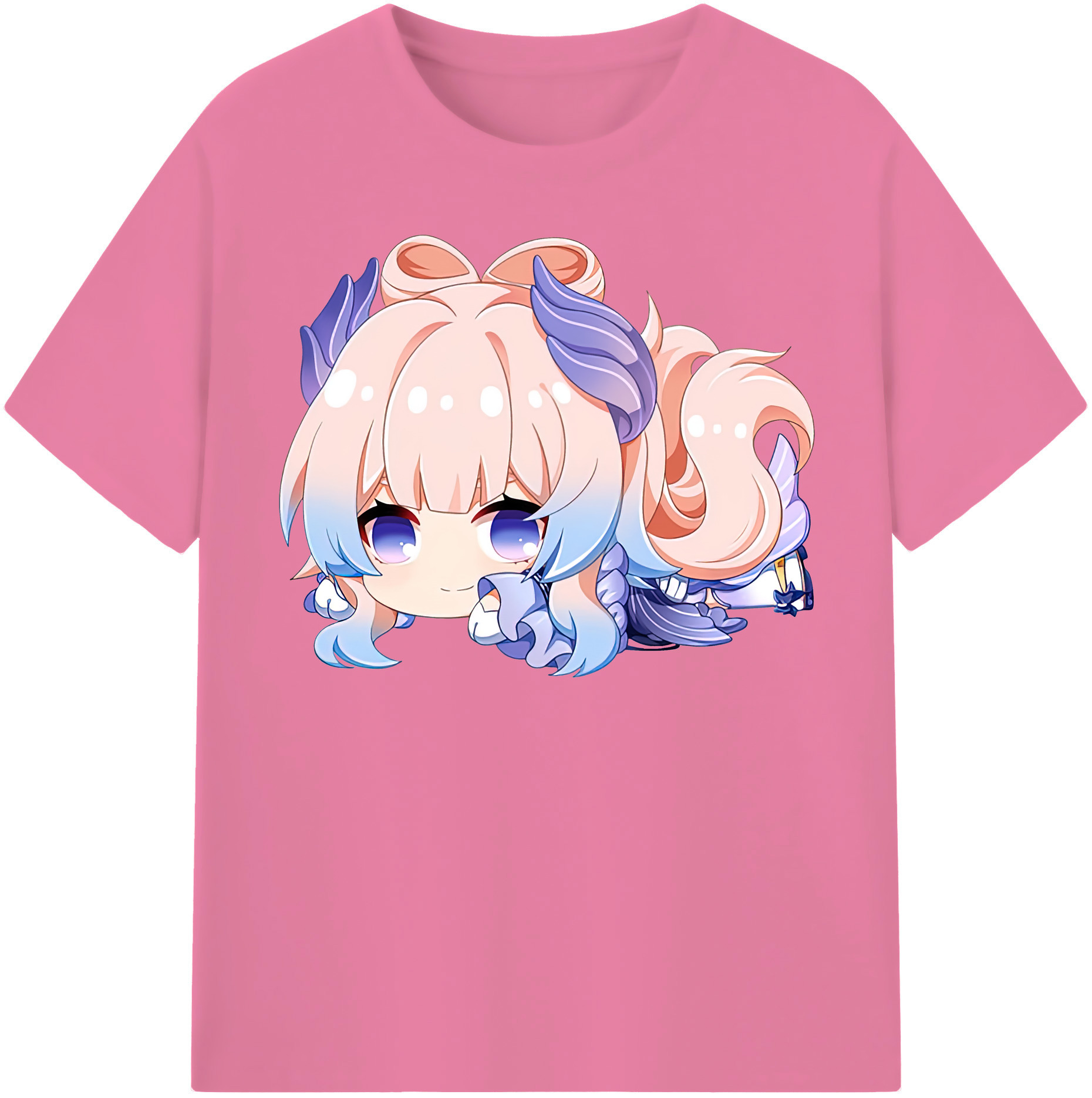 げんし神 珊瑚宮心海 サンゴノミヤ・ココミ genshin Sangonomiya Kokomi 綿100％半袖Tシャツ（フロントプリント）